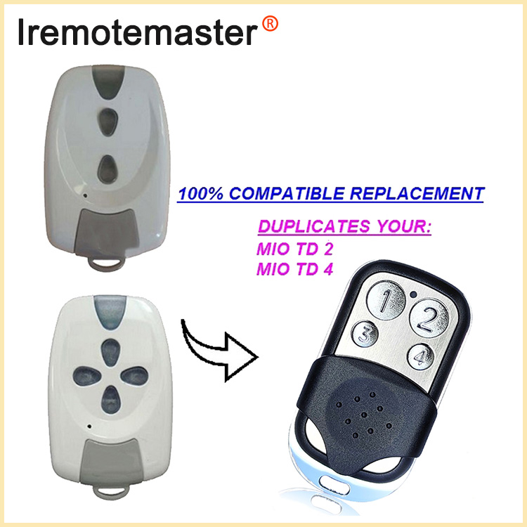 Ji bo MIO TR2 TR4 Garage Remote Control Code Rolling 433MHz