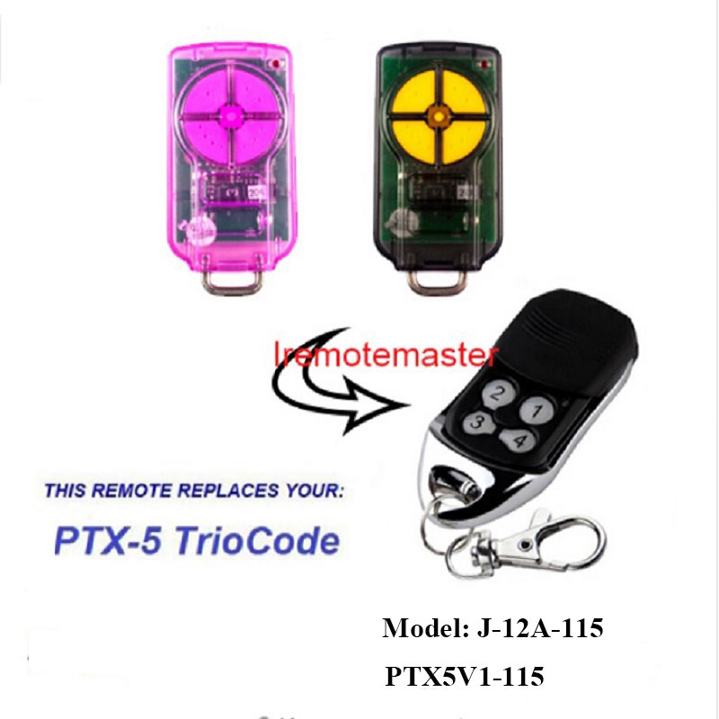 Ji bo PTX5 V1 TrioCode Gate Guhertina Deriyê Dûr a 433.92MHz